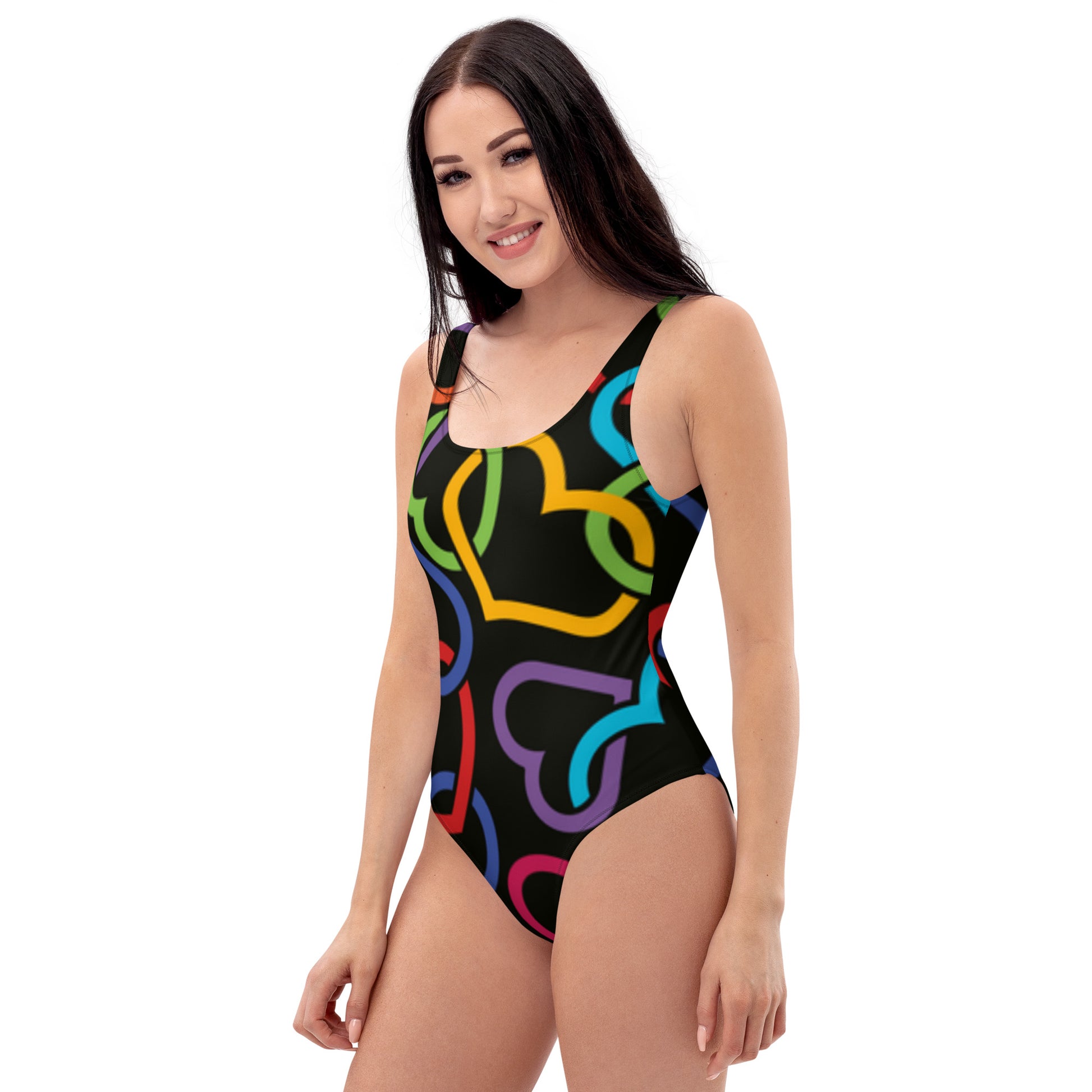 BenB Hearted One-Piece Swimsuit - BenBvip